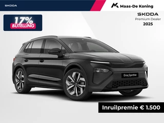 Škoda Elroq Sportline Elektromotor 150 kW / 204 PK SUV Elektri | Metallic Lak | Clever Pakket | Trekhaak wegklapbaar | 1500,- inruilvoordeel!