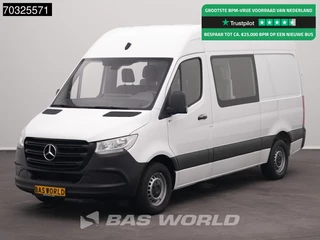 Mercedes Sprinter 314 CDI Automaat Dubbel Cabine L2H2 3,5t Trekhaak Airco Cruise Camera MBUX CarPlay Euro6 DC Doka Mixto Airco Trekhaak Cruise control