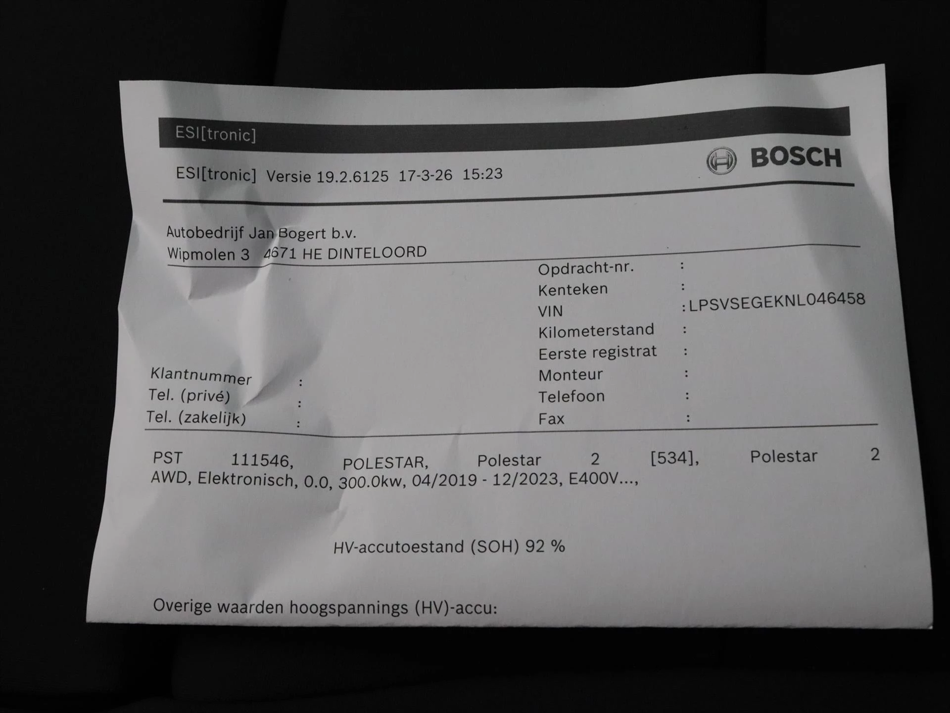 Hoofdafbeelding Polestar 2