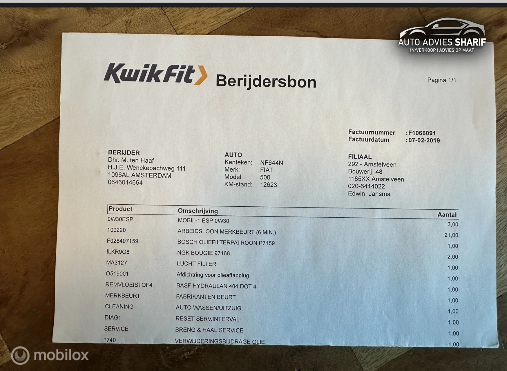 Hoofdafbeelding Fiat 500