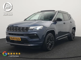 Jeep Compass 4xe 240 Electric S Plug In Hybrid 240pk Dealer O.H PHEV | Panodak | Adaptive Cruise | 360 Camera | Lederen Sportstoelen Verwarmd | Alpine Sound | Apple Carplay | Stuur Verwarmd | Keyless | Virtual | Navigatie | DAB |