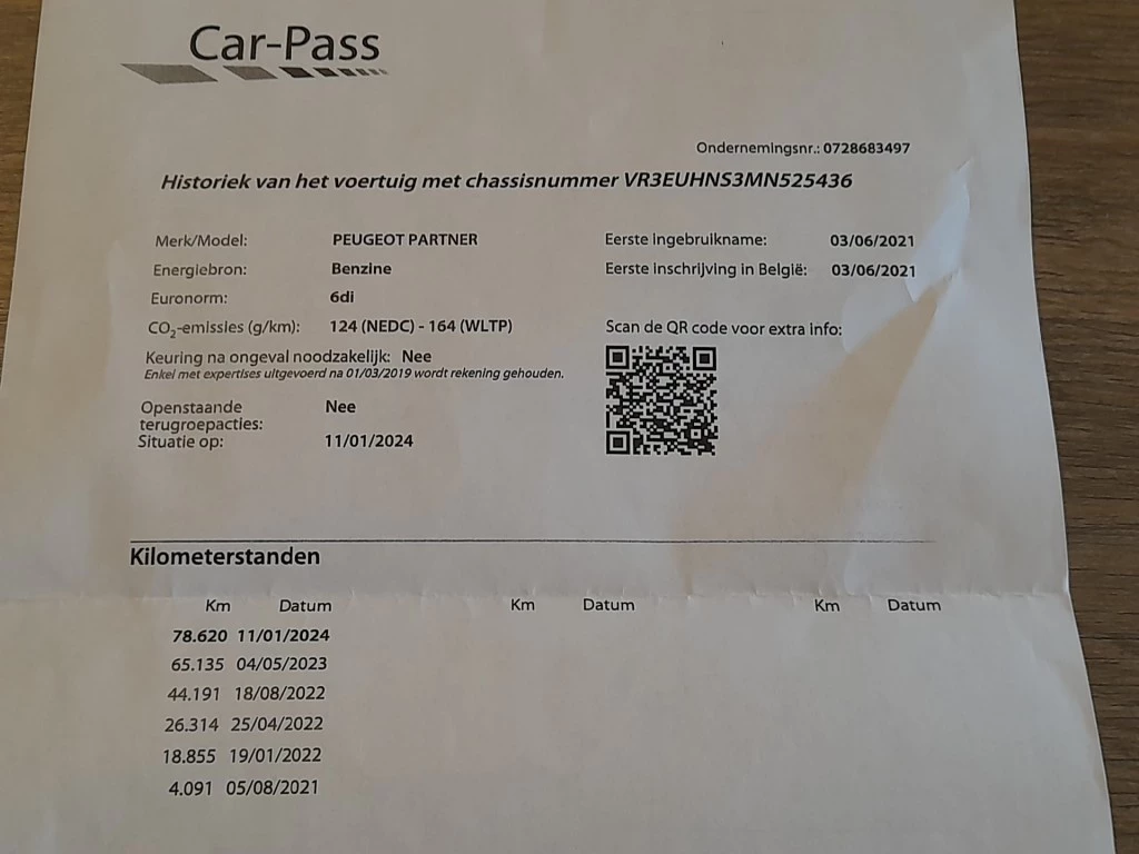 Hoofdafbeelding Peugeot Partner