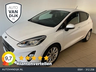 Ford Fiesta 1.0 EcoBoost Titanium AIRCO CLIMA NAVI VIA APP BLUETOOTH SCHERM PRIVACYGLAS VELGEN PDC ZEER NETTE AUTO
