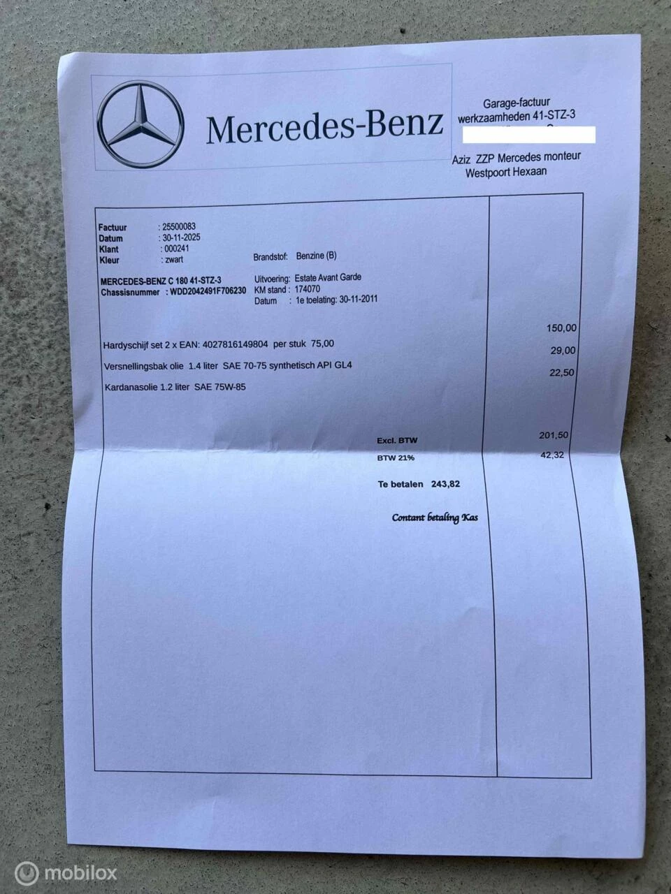 Hoofdafbeelding Mercedes-Benz C-Klasse
