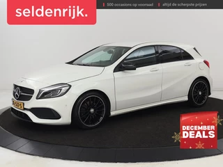 Mercedes-Benz A-klasse 160 AMG Night Edition Plus | Origineel NL |  Leder/Alcantara | Full LED | Park Assist | Trekhaak | Cruise control | Airco | Sportstoelen | Getint glas | Bluetooth
