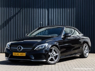 Mercedes-Benz C-Klasse C200 Cabrio AMG-Line Automaat 60.000km Camera Navi Burmester Airscarf Head-up