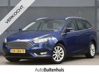 Ford Focus Wagon 1.0 Titanium|1e Eigenaar|CLIMATE|PARKEERHULP|PDC|NAVI|CARPLAY|VOORRUITVERWARM.