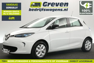 Hoofdafbeelding Renault ZOE Renault ZOE Cargo 40Kwh Huur-Accu Elektrisch Automaat | 2 Persoons | Airco Cruise LED Virtual PDC Navi