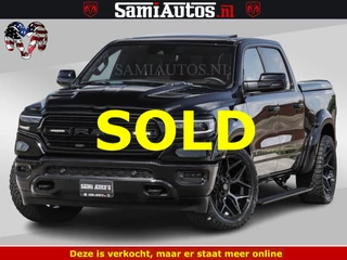 Dodge Ram Pick-Up BLACK BEAST HULK 5.7 V8 | HUD | WIDE BODY | BOM VOL | CREW CAB DUBBELE CABINE | 5 PERSOONS | MEGA DIKKE LIMITED BLACK ON BLACK | ZO GOED ALS NIEUW |