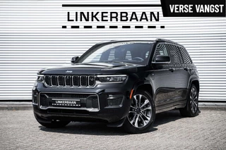 Hoofdafbeelding Jeep Grand Cherokee Jeep Grand Cherokee 2.0 Hybride | Overland | Full Option | Panodak | Luchtvering | Trekhaak | Mcintosh | 21 inch |
