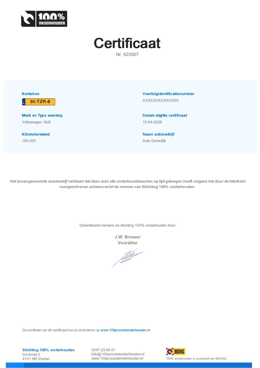 Hoofdafbeelding Volkswagen Golf