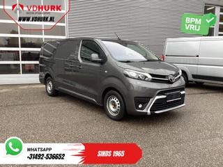 Toyota ProAce Worker 2.0 Aut. L2 Adapt.Cruise/ 2x Schuifdeur/ Standkachel/ Stoelverw./ Keyless/ Navi/ Camera/ PDC/ Climate/ Trekhaak