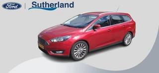 Ford Focus Wagon 1.0 Ecoboost Titanium 100pk Trekhaak | Voorruit Verwarming | Climate control | Navigatie | 17 inch velgen