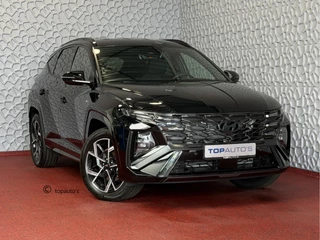 Hyundai Tucson NIEUWE AUTO 1.6 T-GDI PHEV N-LINE 360CAM ELEK.KLEP ELEK.STOEL MET GEHEUGEN VERWARMD/KOELING SUBWOOFER 19" LMV ZWARTE HEMEL STUURVERW. PLUG IN HYBRIDE