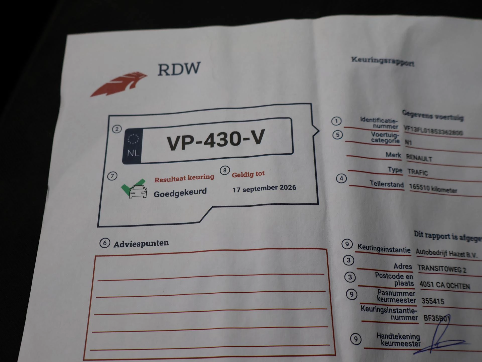 Hoofdafbeelding Renault Trafic