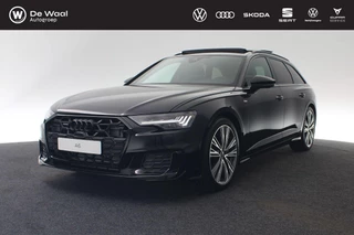 Audi A6 Avant Competition 50 TFSI e 299 pk S edition | Trekhaak | Pano | Camera | Stoelverwarming | 20 inch
