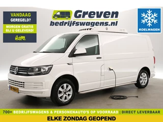 Volkswagen Transporter 2.0 TDI L2H1 | Koelwagen 0° | Nachtkoeling | Trekhaak | Airco | Cruise | Carplay | 3 Persoons