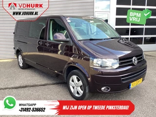 Volkswagen Transporter 2.0 TDI 140 pk DSG Aut. L2 Dubbel Cabine DC EXPORT 2.5t Trekverm./ Cruise/ Airco/ PDC V+A/ LMV