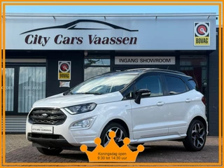 Ford EcoSport 1.0 EcoBoost ST-Line Black automaat 125 pk navigatie camera climate ctr half leder/alcantara afn trekhaak lmv 18 inch dealer onderhouden