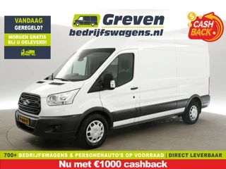Ford Transit 2.0 TDCI L3H3 | Automaat | Airco | Cruise | Camera | Parkeersensoren | Elektrpakket | Trekhaak