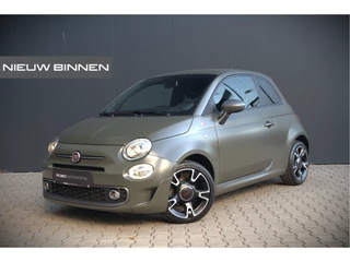 Fiat 500 0.9 TwinAir Turbo Sport | Mat Groen | Apple Carplay | Parkeersensoren | Navigatie | Climate Control | Digitale Tellers | Groot Scherm | Cruise Control | LED