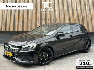 Mercedes A-klasse 180 d AMG Automaat | Navigatiesysteem | LED koplampen | Sportstoelen | Rode stiksels & gele remklauwen | Flippers | Parkeersensoren voor en achter