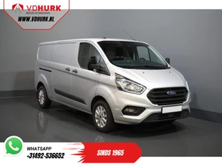 Ford Transit Custom 2.0 TDCI 130 pk L2 BPM VRIJ! NL Auto/ Carplay/ Camera/ PDC/ Cruise/ LMV/ Trekhaak