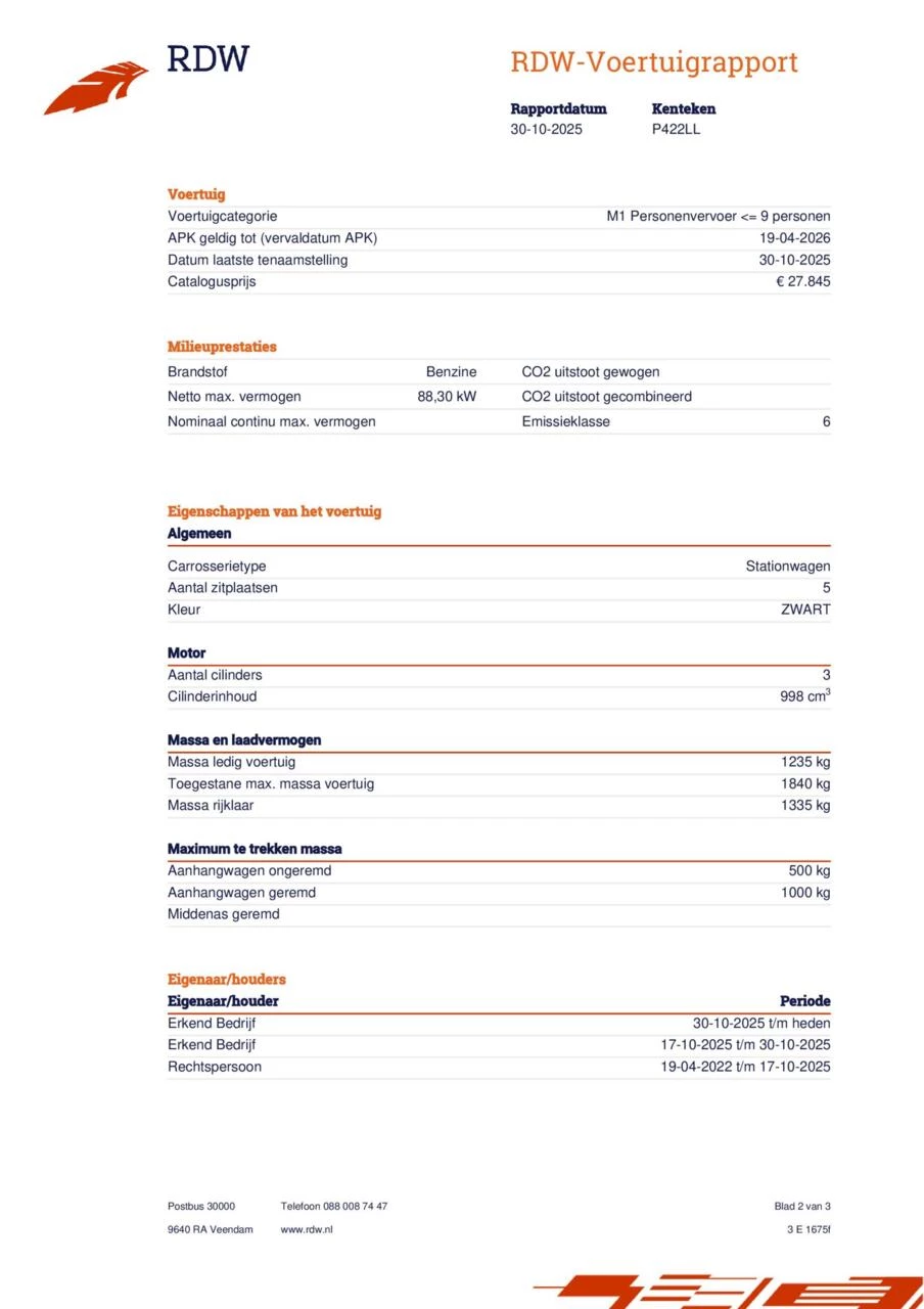 Hoofdafbeelding Kia Ceed Sportswagon