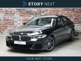 BMW 5 Serie Sedan 520i High Executive M Sport Pakket Automaat / Head-Up Display / Schuif-/kanteldak / Achteruitrijcamera / Driving Assistant Professional / Comfortstoelen / Live Cockpit Professional / DAB / Stoelverwarming / Parking Assistant / 18 Inch.