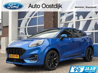 Hoofdafbeelding Ford Puma Ford Puma 1.0 EcoBoost Hybrid ST-Line X 125PK Winterpack Adaptieve Cruise Camera Elek. Achterklep Keyless B&O Climate Navi 18'' Velgen Privacy Glass *Dealer Onderhouden*