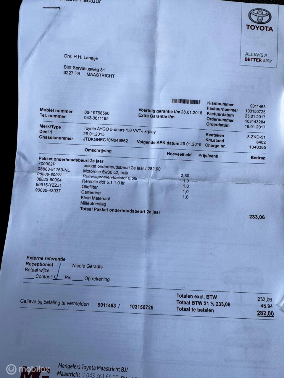 Hoofdafbeelding Toyota Aygo