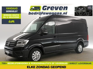 Volkswagen Crafter 2.0 TDI DSG HIGHLINE EXCLUSIVE L3H3 | FACELIFT MODEL | BPM VRIJ | NIEUW 3000KG TREKHAAK VIRTUAL ADAPTIVE CRUISE LED 140PK CARPLAY 17"LMV