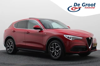 Hoofdafbeelding Alfa Romeo Stelvio Alfa Romeo Stelvio 2.0 T AWD Sprint Leer, Xenon, Adapt. Cruise, Apple Carplay, Camera, PDC