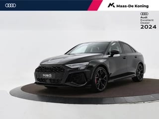 Hoofdafbeelding Audi RS3 Audi RS3 Limousine RS 3 Quattro 2.5 TFSI 400 PK | 280 km/h | RS-Sportuitlaat & RS Adaptief Onderstel | Panorama-glasdak | Stoelbekleding van leder | Bang & olufsen sound system | Matrix led-koplampen |