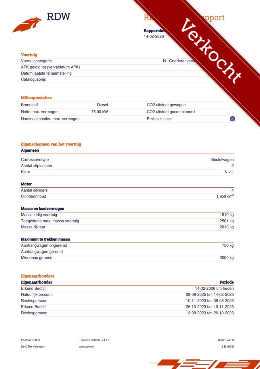 Hoofdafbeelding Mercedes-Benz Vito