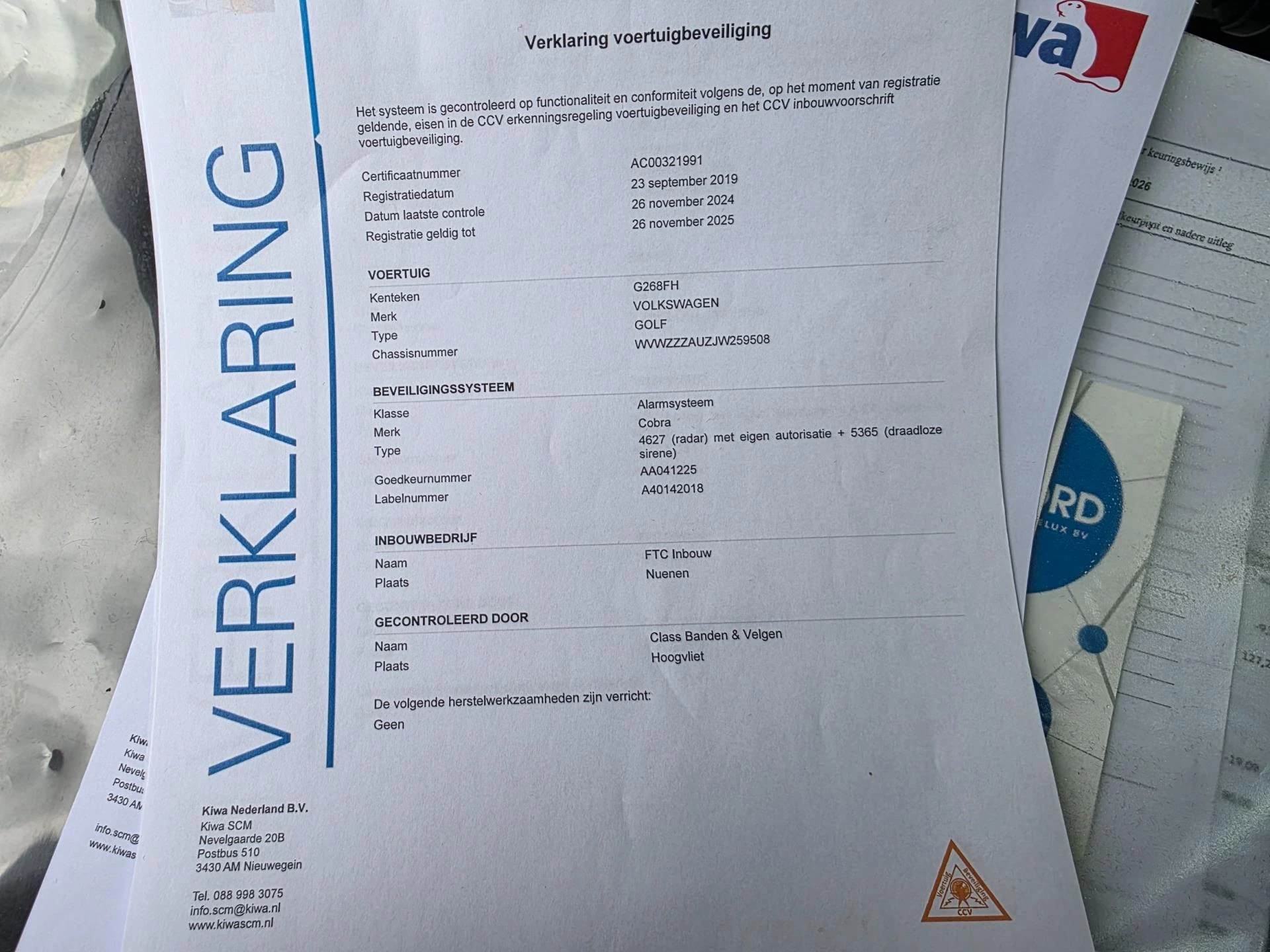 Hoofdafbeelding Volkswagen Golf