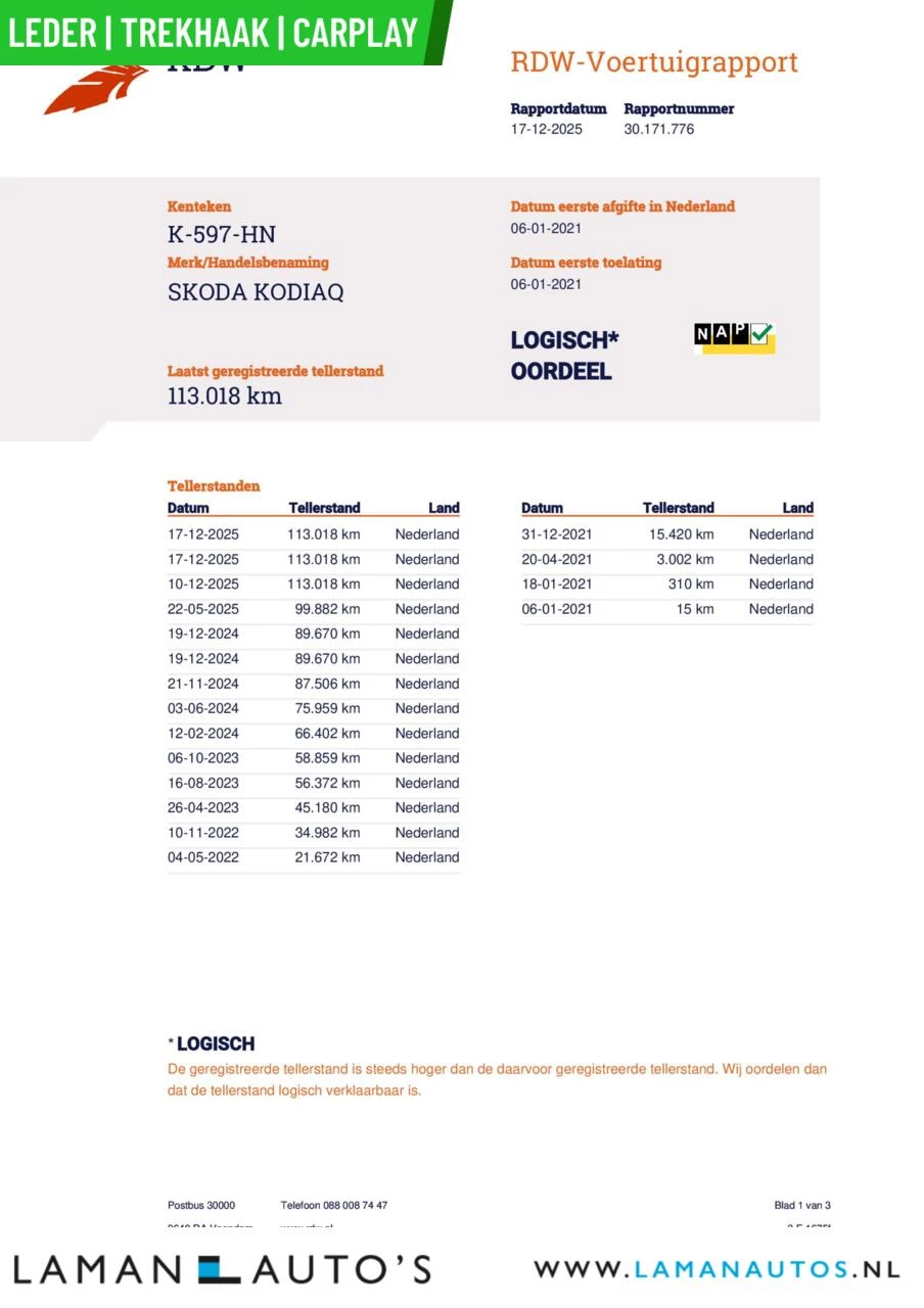 Hoofdafbeelding Škoda Kodiaq