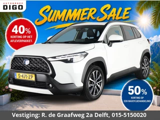 Hoofdafbeelding Toyota Corolla Cross Toyota Corolla Cross 2.0 High Power Hybrid First Edition | Stoelverwarming | Navigatie | Half Leder | Apple Carplay & AndroidAUTO | 1e eigenaar |