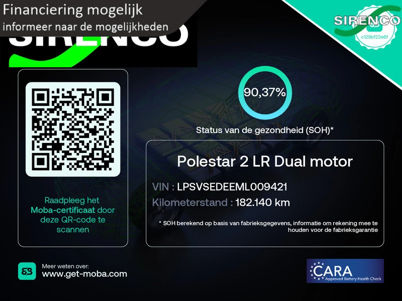 Hoofdafbeelding Polestar 2