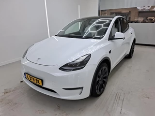 Tesla Model Y Long-Range AWD 351pk 75 kWh [ TREKHAAK+WIT LEDER+ENHANCED AUTOPILOT+20'' LMV+533KM WLTP+PREMIUM AUDIO ]