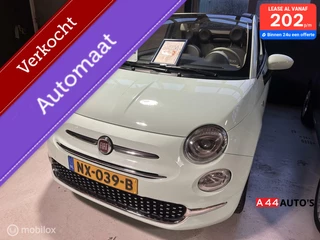Fiat 500 0.9 TwinAir Turbo Cabriolet*NAP✅*AUTOMAAT*VOL LEDER
