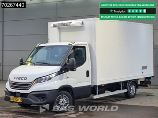 Hoofdafbeelding Iveco Daily Iveco Daily 35S18 BPM VRIJ! 3.0L Laadklep Koelwagen Vriezer Thermoking V-200 MAX 220V stekker -18 LED Navi Airco ACC Koel Koeler Kühler Kühlwagen Kühlkoffer Vries Frigo Bakwagen Airco