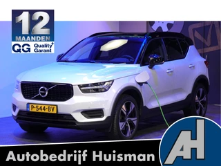 Volvo XC40 1.5 T4 Recharge 155kW/211pk R-Design Bi-Tone ADAPT.CRUISE + SPORTSTOELEN + LEER/ALCANTARA + STOELVERWARMING + PILOT ASSIST + LANE ASSIST + CAMERA + STUURVERWARMING + PARKSENSOREN V&A + 19" LICHTMETALEN VELGEN!!