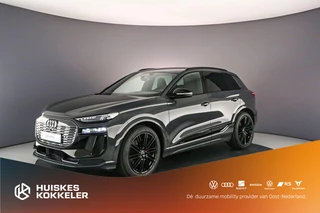 Audi Q6 e-tron S edition performance 100 kWh | Black Edition | 21 inch zwart | Luchtvering | Rode remzadels