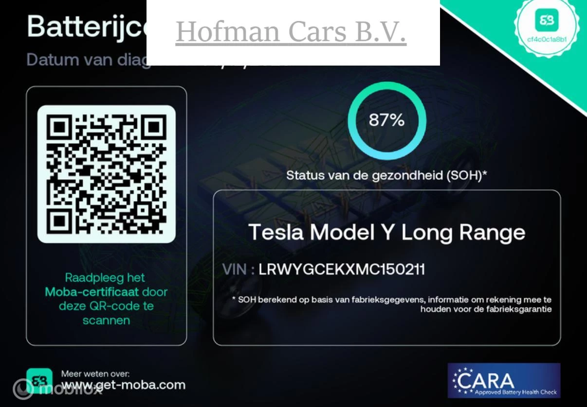 Hoofdafbeelding Tesla Model Y