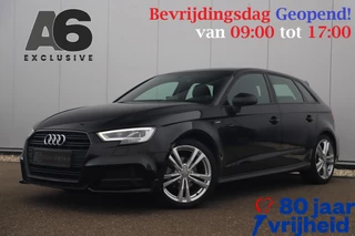 Audi A3 Sportback 35 TFSI CoD S-Line Sport 150PK Automaat Virtual Cockpit Half Leder Stoelverwarming Navigatie Carplay Android 18 inch LMV Full LED Parkeersensor Clima Cruise