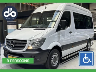 Mercedes Sprinter bus 314 2.2 CDI 143pk AUTOMAAT 9 PERSOONS I AUTM. ROLSTOEL LIFT I CLIMA I ORG.NL + NAP I KEURIG NETJES