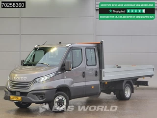 Iveco Daily 35C21 3.0L Automaat 210PK 2025-Model Open laadbak Dubbel Cabine Dubbellucht CarPlay ACC LED 3,5T Trekvermogen Euro6 Pritsche Pickup Airco Dubbel cabine