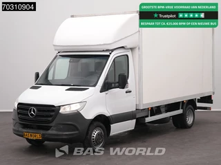 Mercedes Sprinter 514 CDI Laadklep Automaat Dubbellucht Bakwagen Airco Cruise MBUX CarPlay D'Hollandia Euro6 Meubelbak Koffer Airco Cruise control