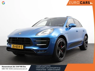 Porsche Macan 3.6 Turbo 400pk Automaat Full options! Panorama dak Luchtvering Sportuitlaat Burmester High end sound Stoelverwarming en ventilatie Leder Camera Navigatie Led 21"LMV
